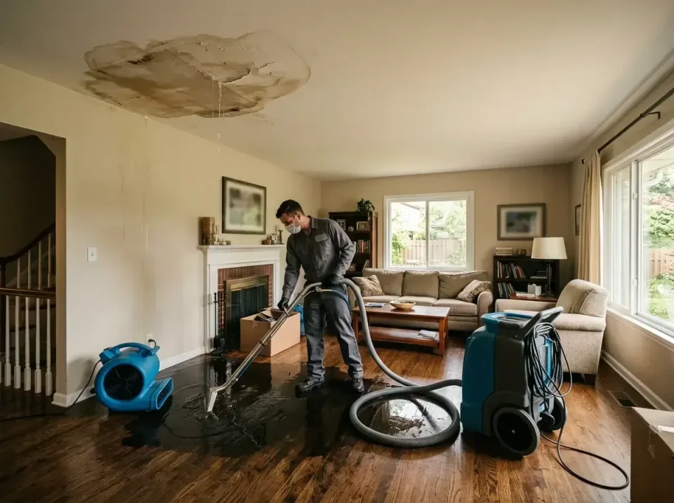 attic-pipe-burst-ceiling-drip-008 — frequently asked questions, Water Damage Restoration & Carpet Care in North Hudson, WI